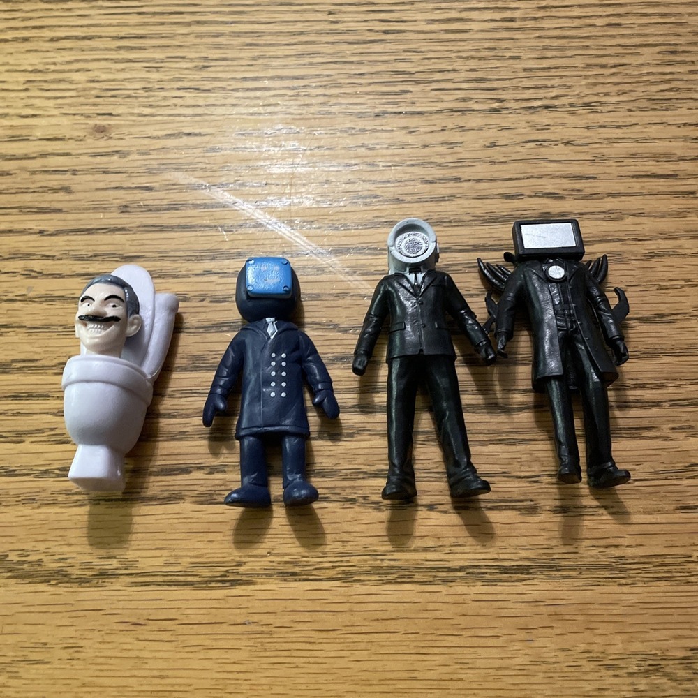 Skibidi‎ Mystery Collector Series Action Figure 2024 Bonkers Toys YouTube Toilet